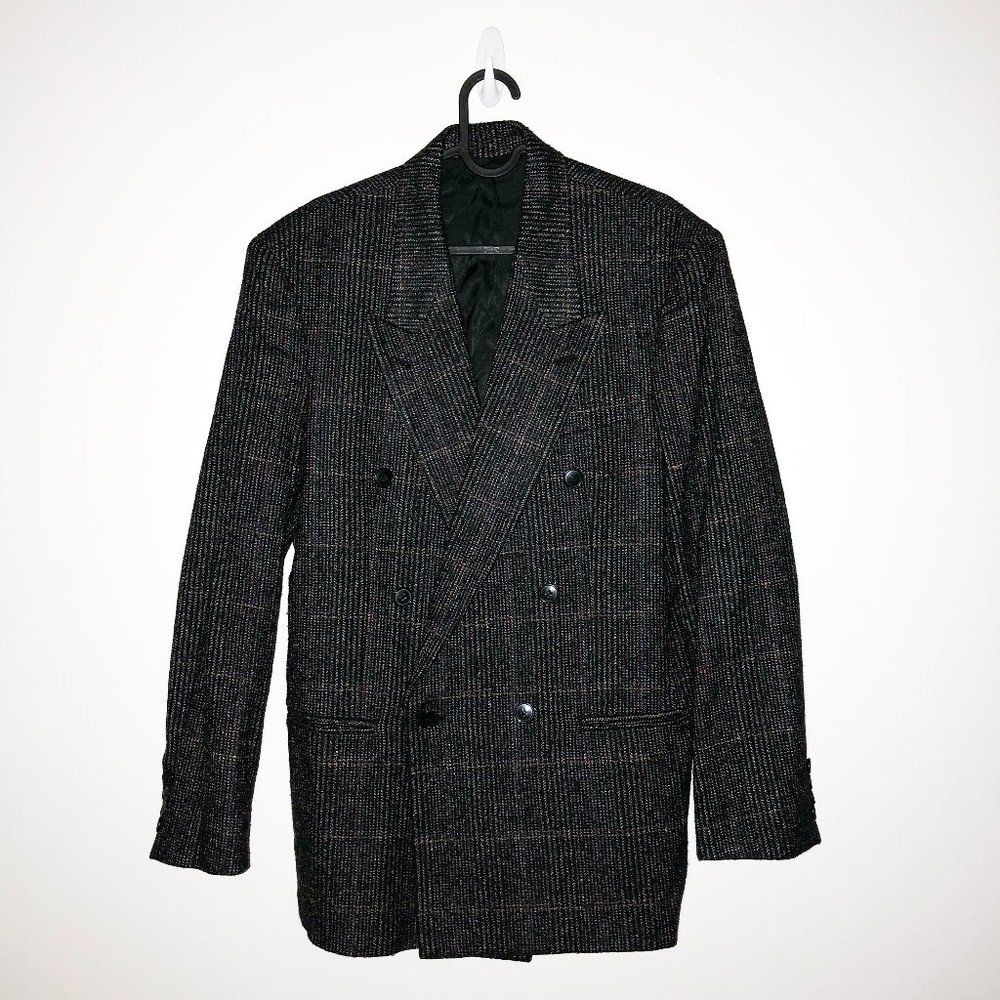 Cellini Double Breasted Textured Blazer